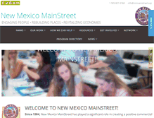 Tablet Screenshot of nmmainstreet.org